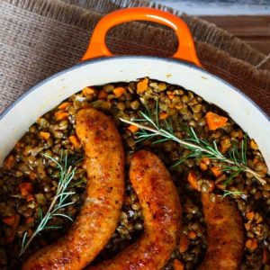 Saucisses lentilles
