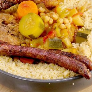 Couscous agneau merguez