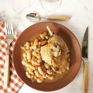 Confit de canard d’haricots blancs