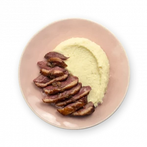 1/2 magret sauce cèpes/puree