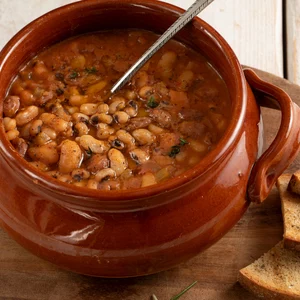 Soupe de haricots couennes le litre